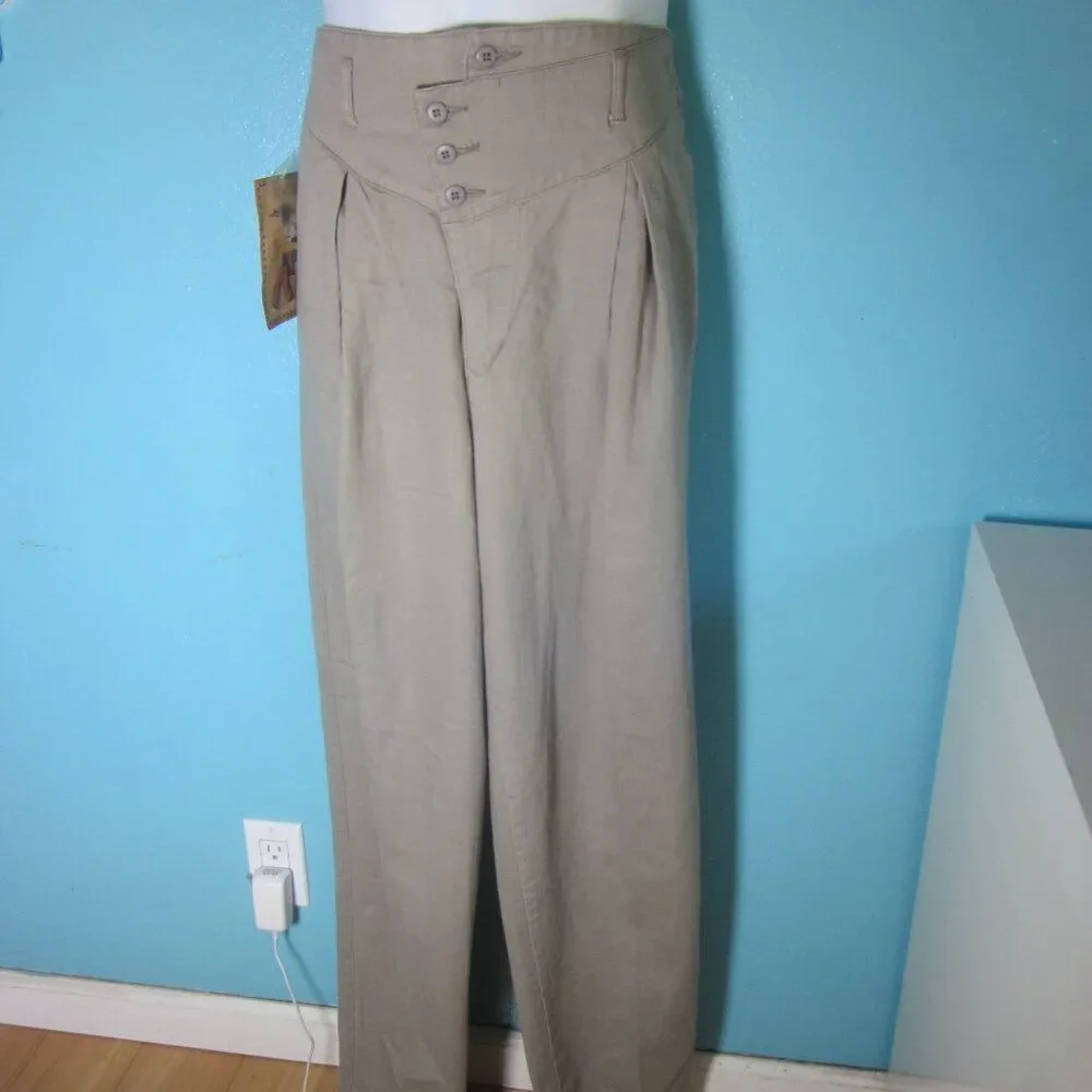 Millers Outpost VINTAGE 1973 Mens Size 34 x 32 Pleat Front Chino Cotton Pants